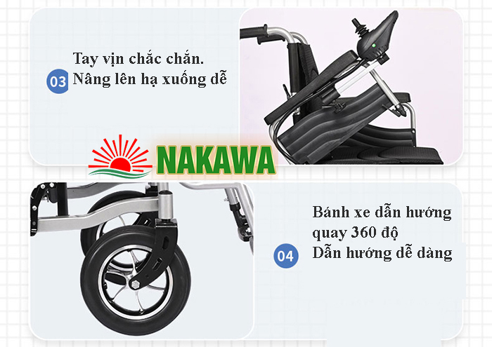 Xe Lăn Điện Đa Năng Nakawa NK-L03 2